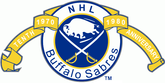 Buffalo Sabres 1980 Anniversary Logo iron on transfers for T-shirts